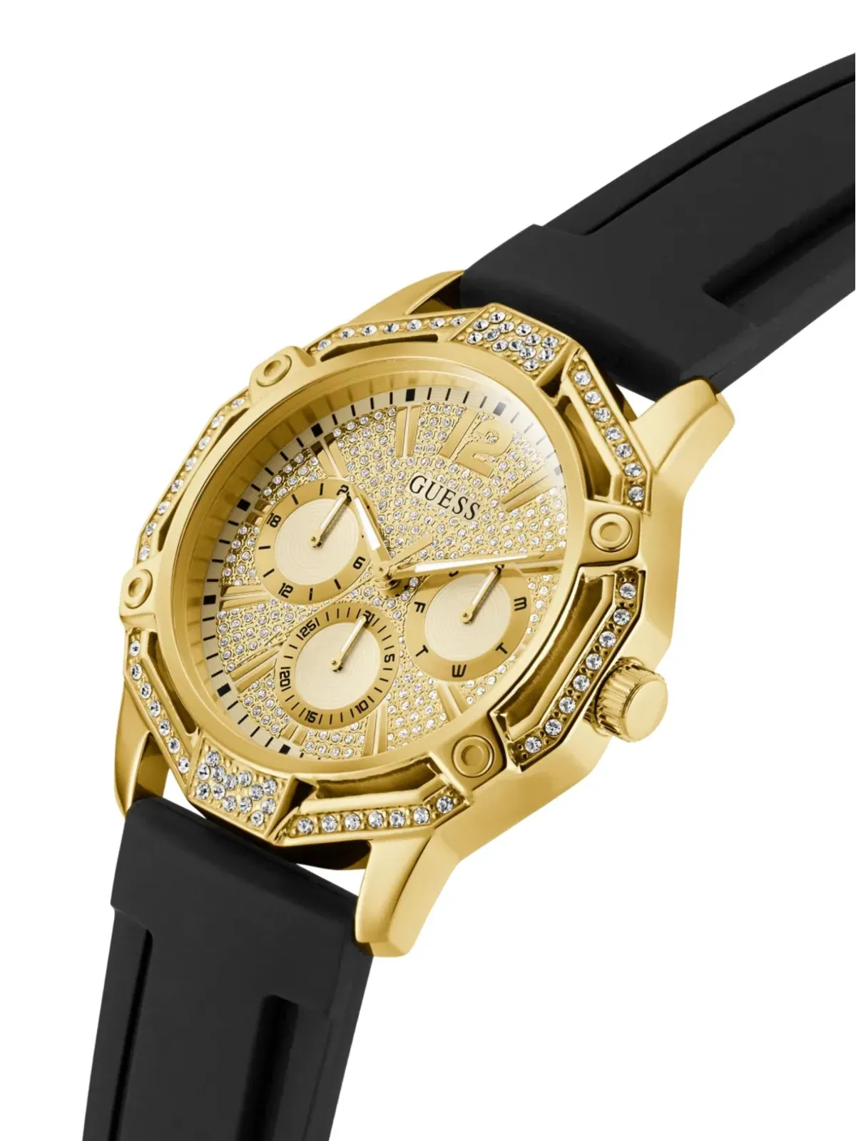 GUESS USA クリスタルグリッツ ゴールド - 画像3