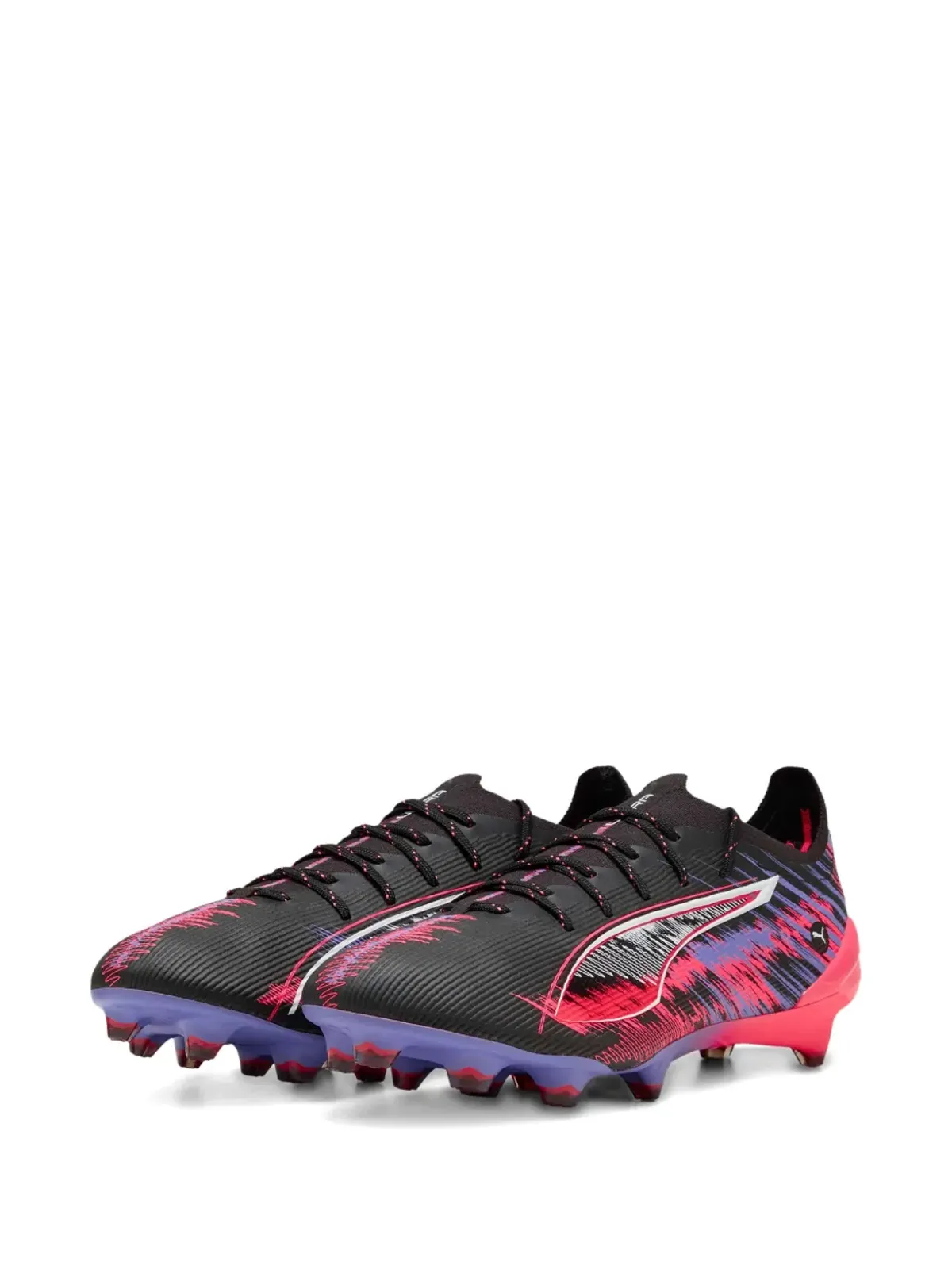 PUMA Ultra 5 Ultimate F1 FG ブラック/ピンク/パープル スニーカー - 画像2