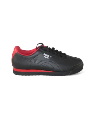 Puma Kids Roma Basic GS ブラック/レッド スニーカー - サムネイル2