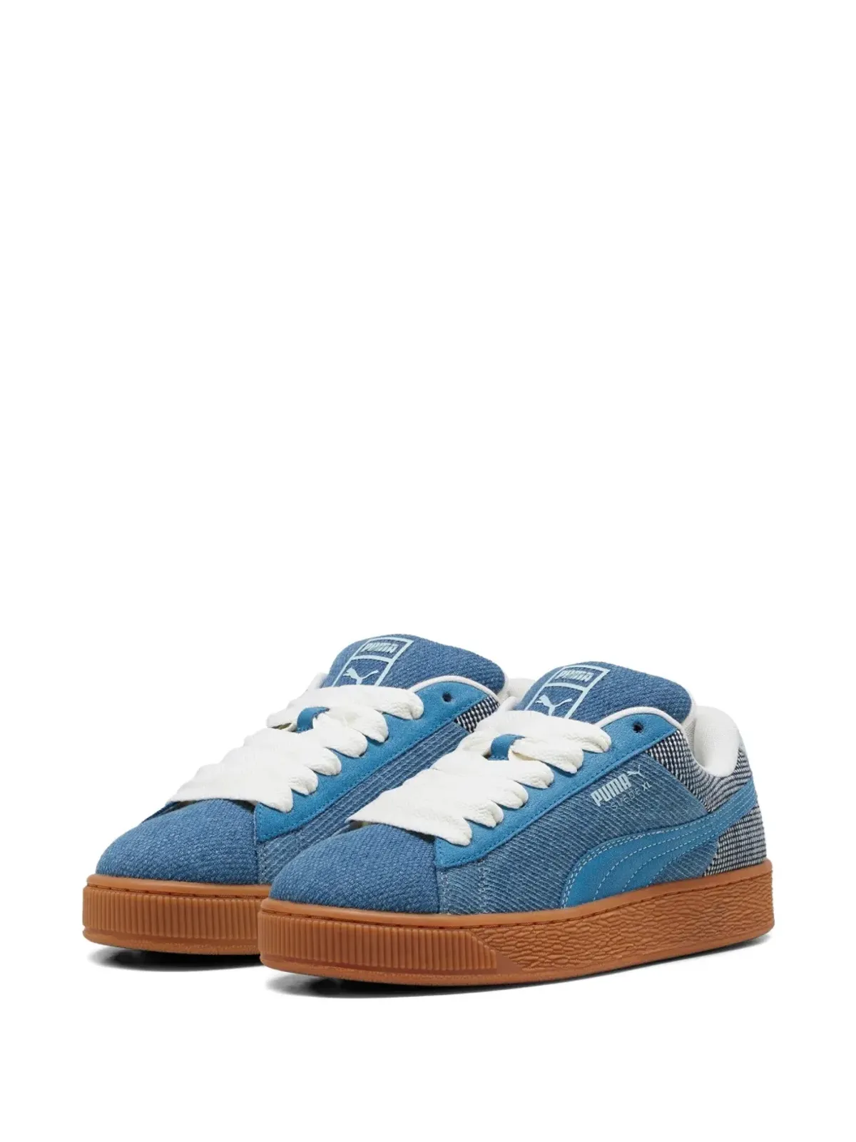 PUMA スエード デニムブルー スニーカー - 画像2
