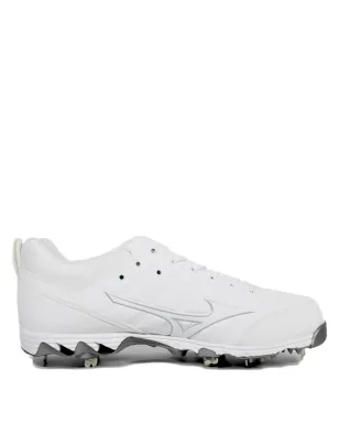 Mizuno アンビション2 ロー メタル ベースボールクリート ホワイトスニーカー - サムネイル1