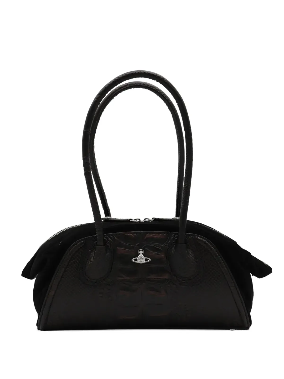 Vivienne Westwood クロコダイル型押しショルダーバッグ - 画像1