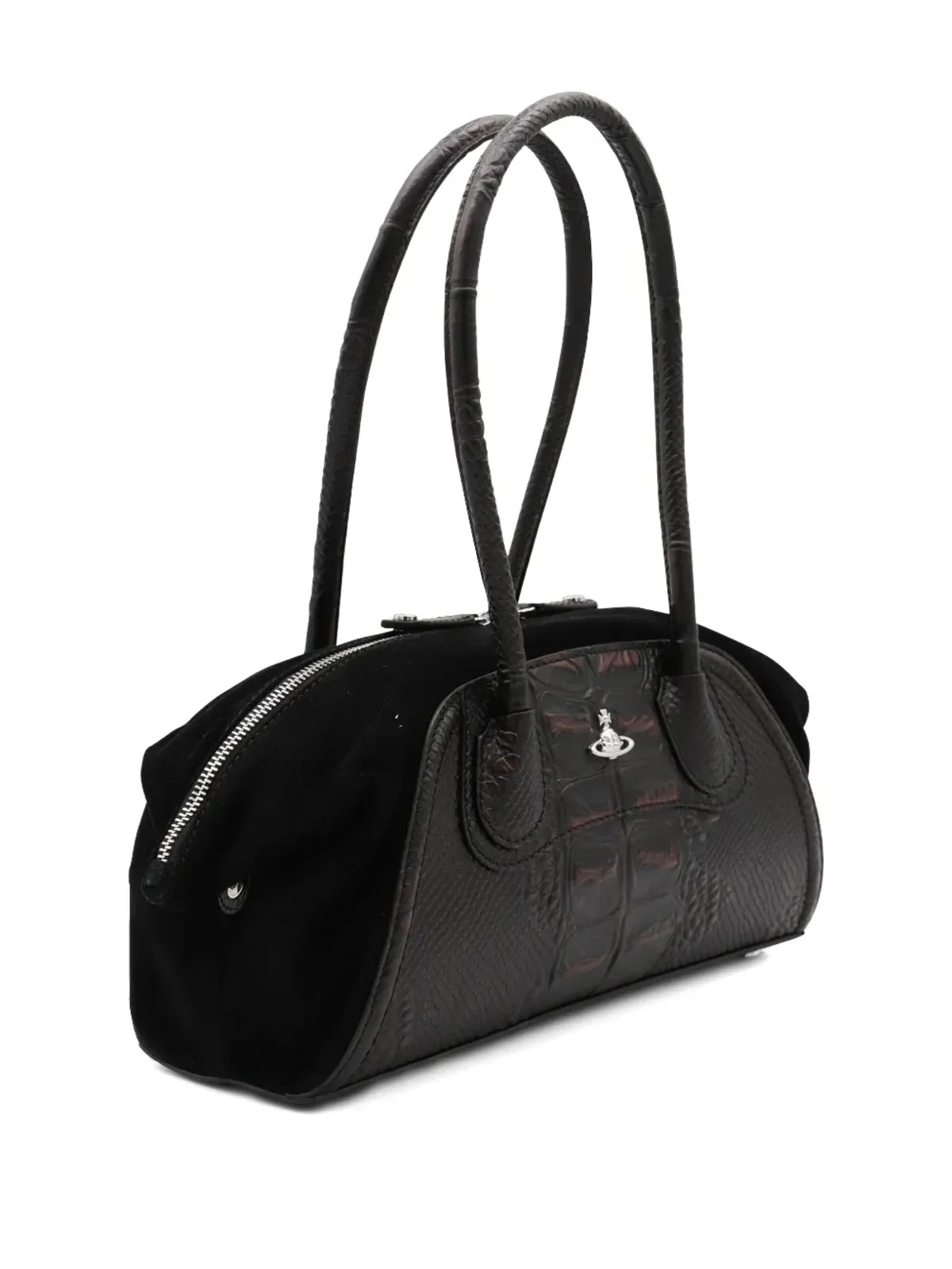 Vivienne Westwood クロコダイル型押しショルダーバッグ - 画像2