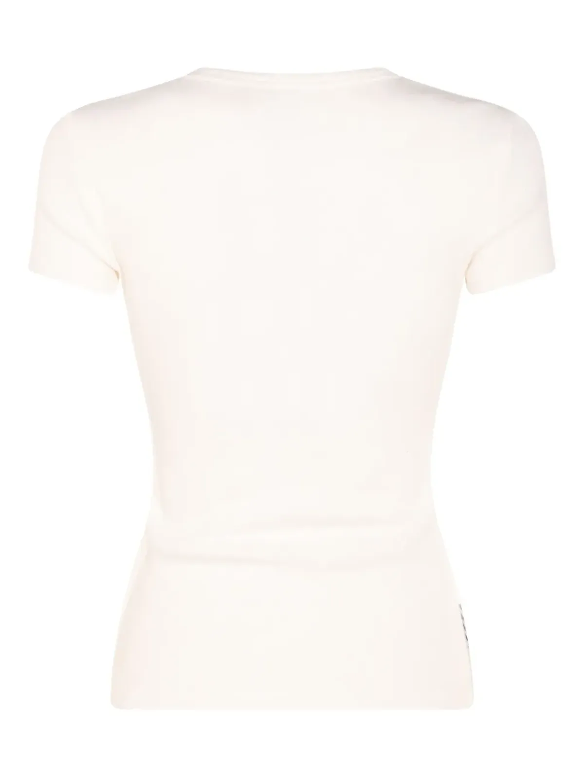 Blumarine 猫プリントのリブ編みTシャツ - 画像2