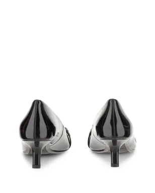 PINKO 50mm 装飾付きポインテッドトゥ ヒールパンプス - Z99 BLACK - サムネイル3