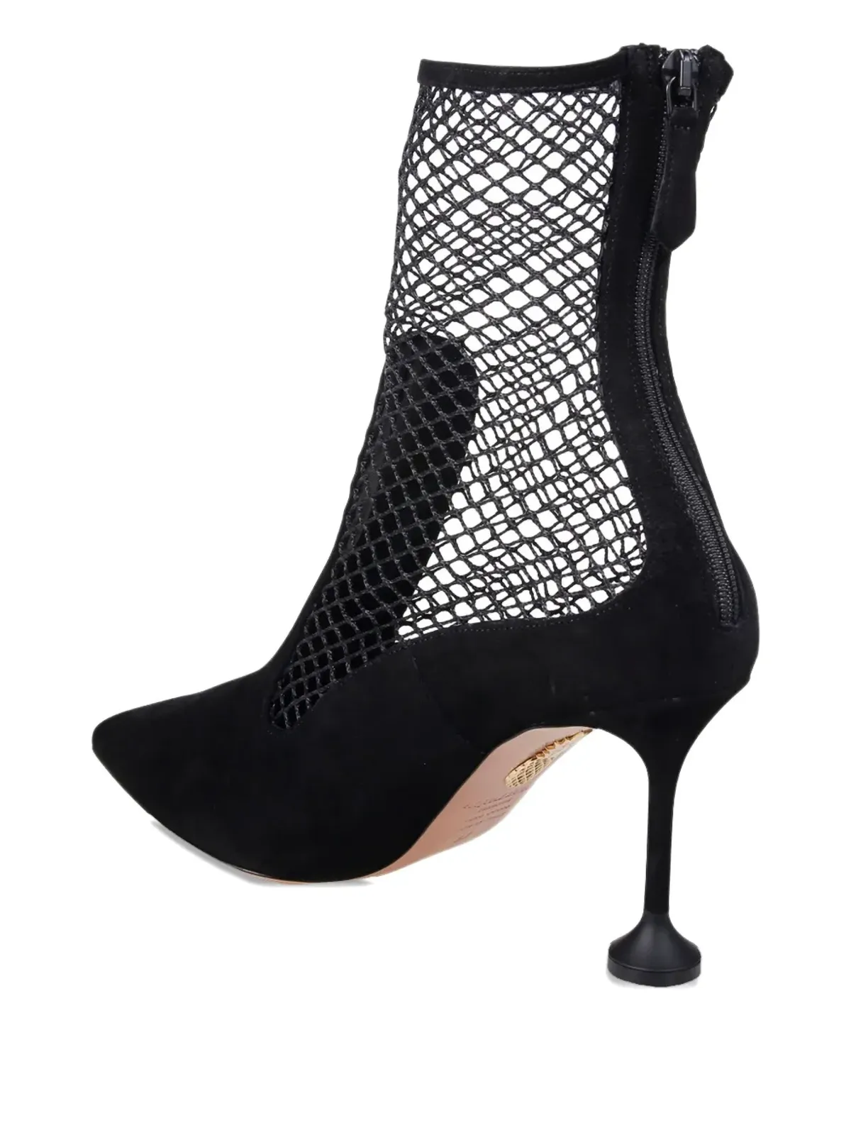 Aquazzura メッシュインサートスエードパンプス - 画像4