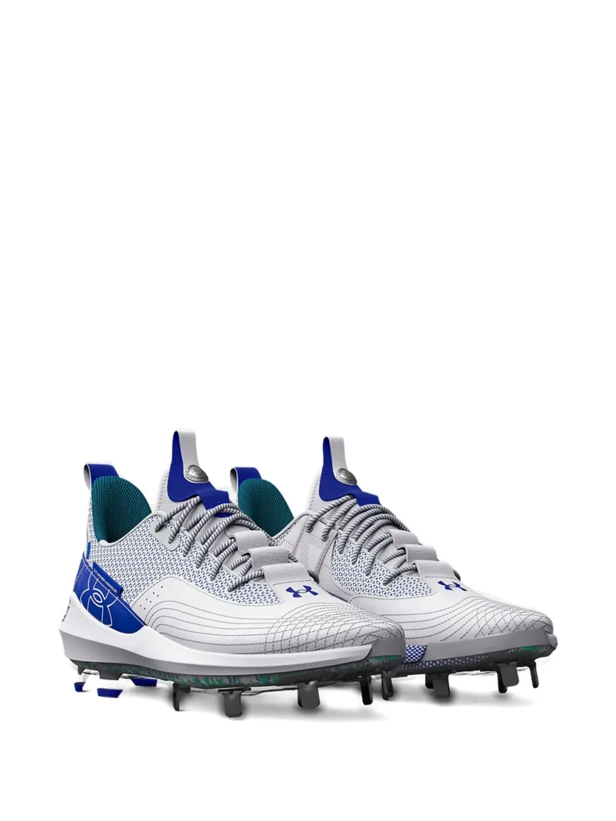 Under Armour Harper 7 Low Elite TPU グレー/ロイヤル クリーツ - 画像2