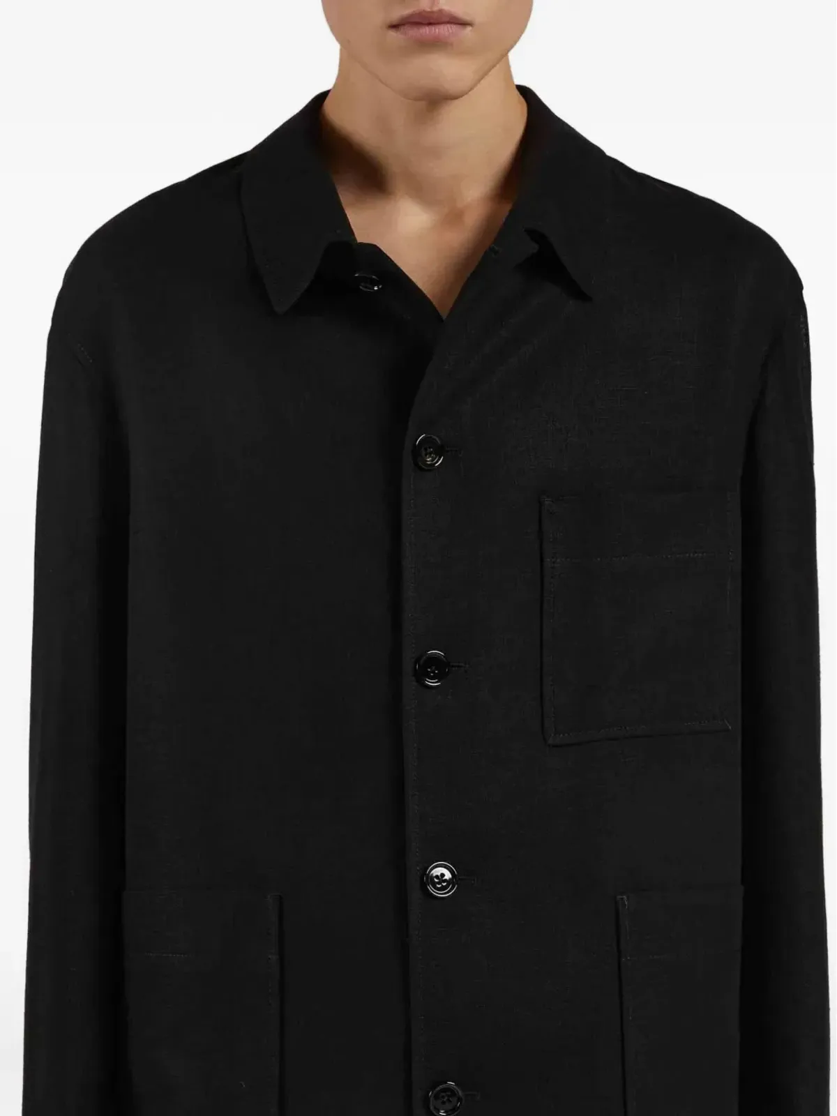Lardini 長袖シャツジャケット - 画像4