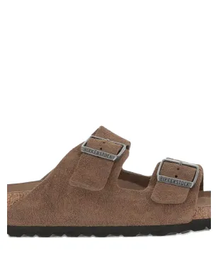 Birkenstock アリゾナ ダブルバックル スエード サンダル - ブラウン - サムネイル5