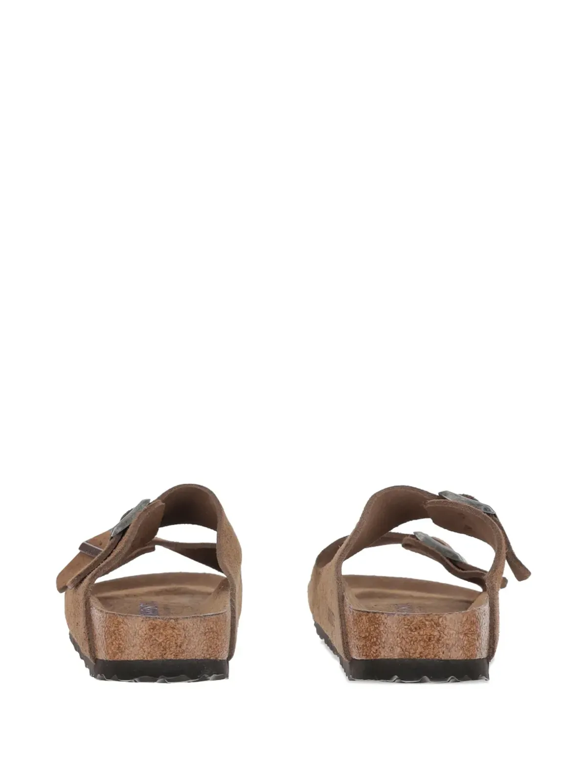 Birkenstock アリゾナ ダブルバックル スエード サンダル - ブラウン - 画像3