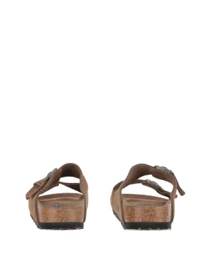 Birkenstock アリゾナ ダブルバックル スエード サンダル - ブラウン - サムネイル3