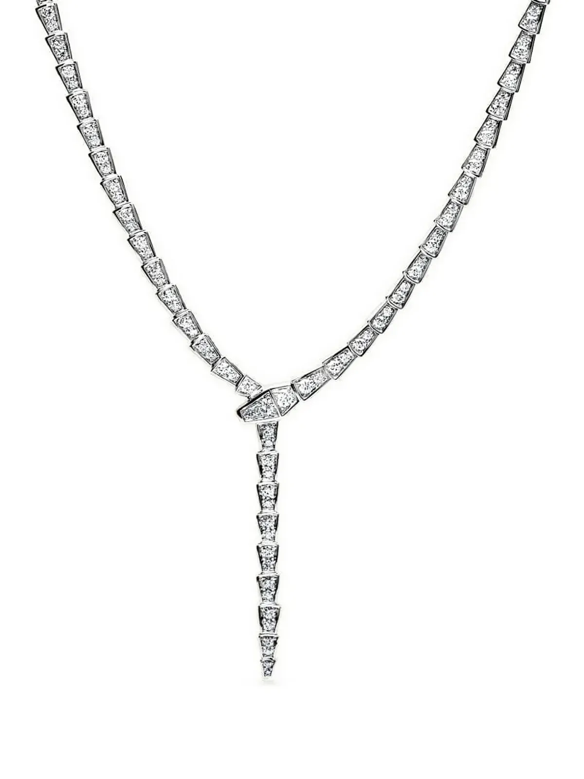 Bvlgari Pre-Owned セルペンティ・ヴァイパー ダイヤモンド ネックレス - 画像2