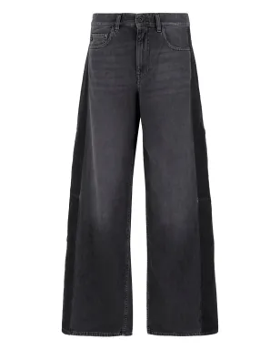 AG Jeans パネルドコットンブレンドジーンズ - サムネイル1