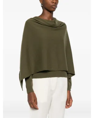 BOMPARD カウルネック カシミア ポンチョ - サムネイル3