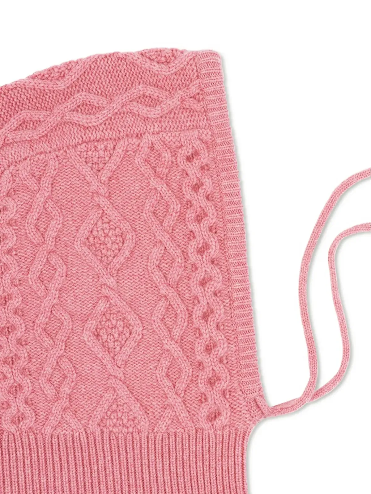 BOMPARD ケーブルニット ドローストリングフード - 画像2