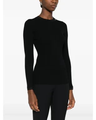 Elisabetta Franchi リブニット長袖Tシャツ - サムネイル3