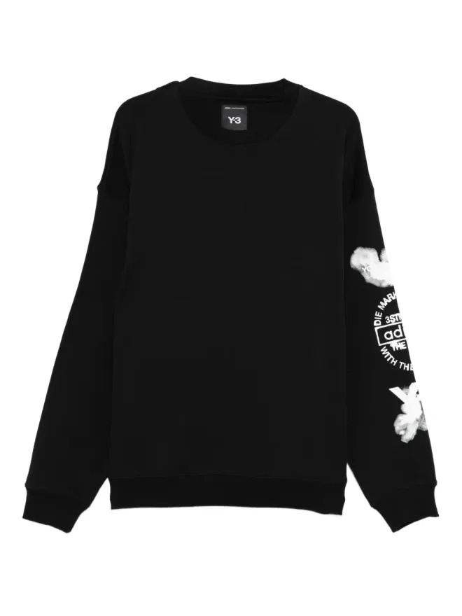 Y-3 Y-3 クラウドプリント クルーネック スウェットシャツの商品画像