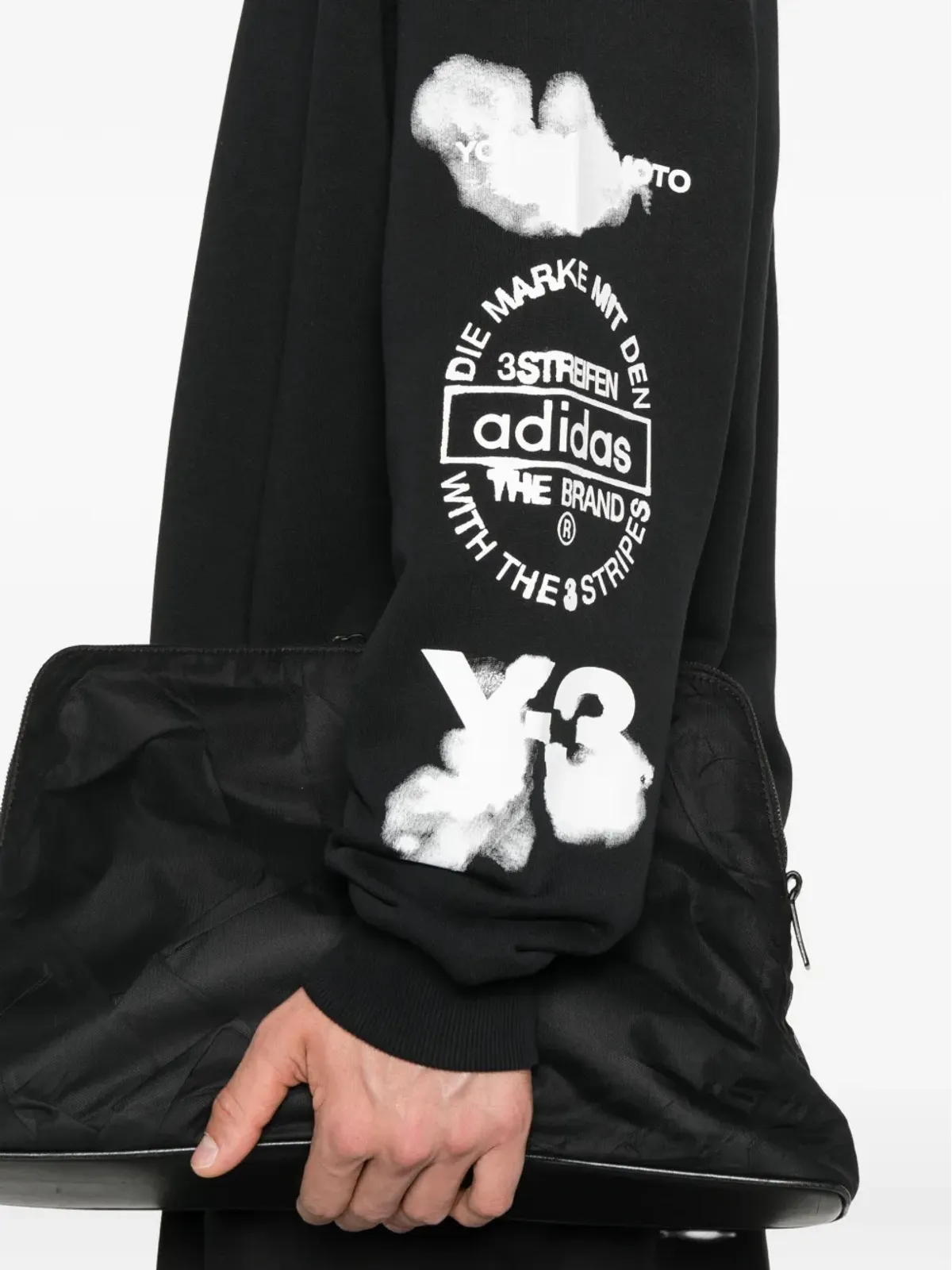 Y-3 クラウドプリント クルーネック スウェットシャツ - 画像5