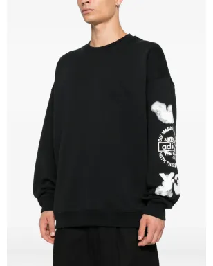 Y-3 クラウドプリント クルーネック スウェットシャツ - サムネイル3