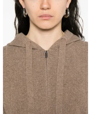 Max Mara フード付きジップアップカーディガン - サムネイル5