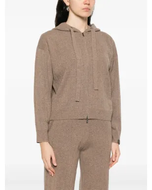 Max Mara フード付きジップアップカーディガン - サムネイル3