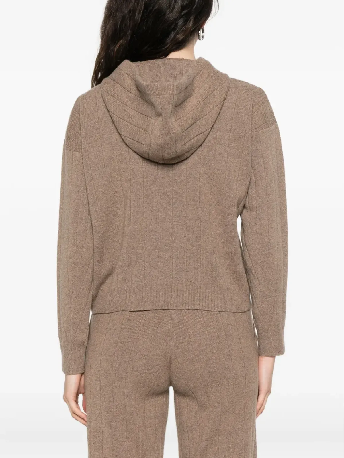 Max Mara フード付きジップアップカーディガン - 画像4