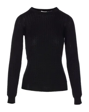 Elisabetta Franchi ロゴパターン クルーネック セーター - サムネイル1