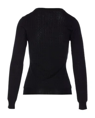 Elisabetta Franchi ロゴパターン クルーネック セーター - サムネイル2