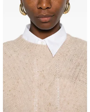 Max Mara ケーブルニット ノースリーブベスト - サムネイル5