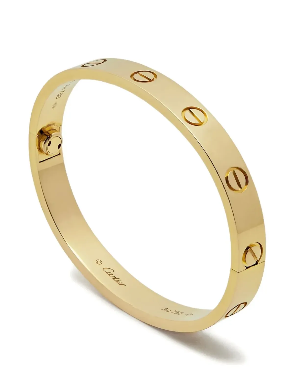 Cartier 18Kイエローゴールド ラブブレスレット - 画像3