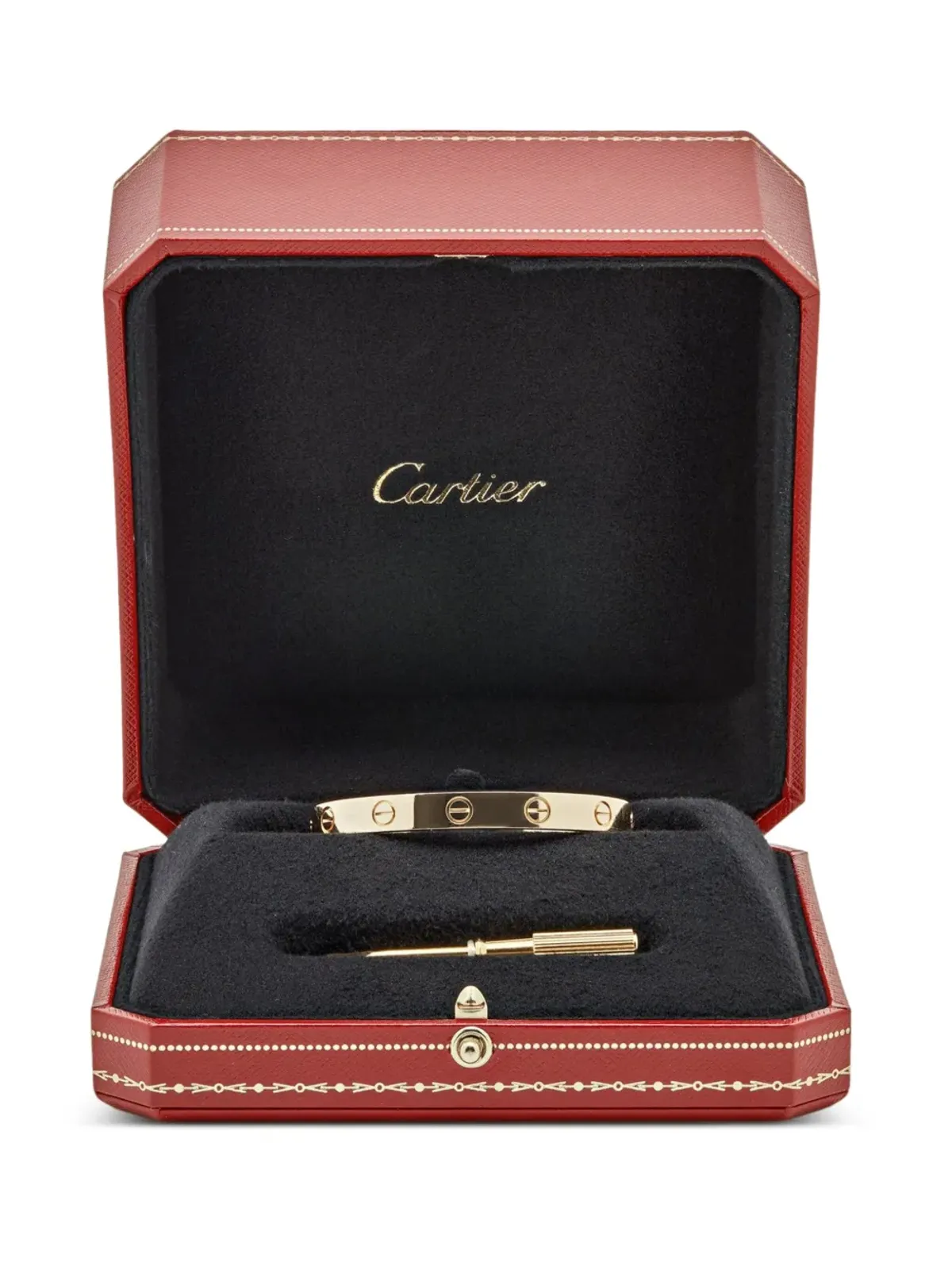 Cartier 18Kイエローゴールド ラブブレスレット - 画像4