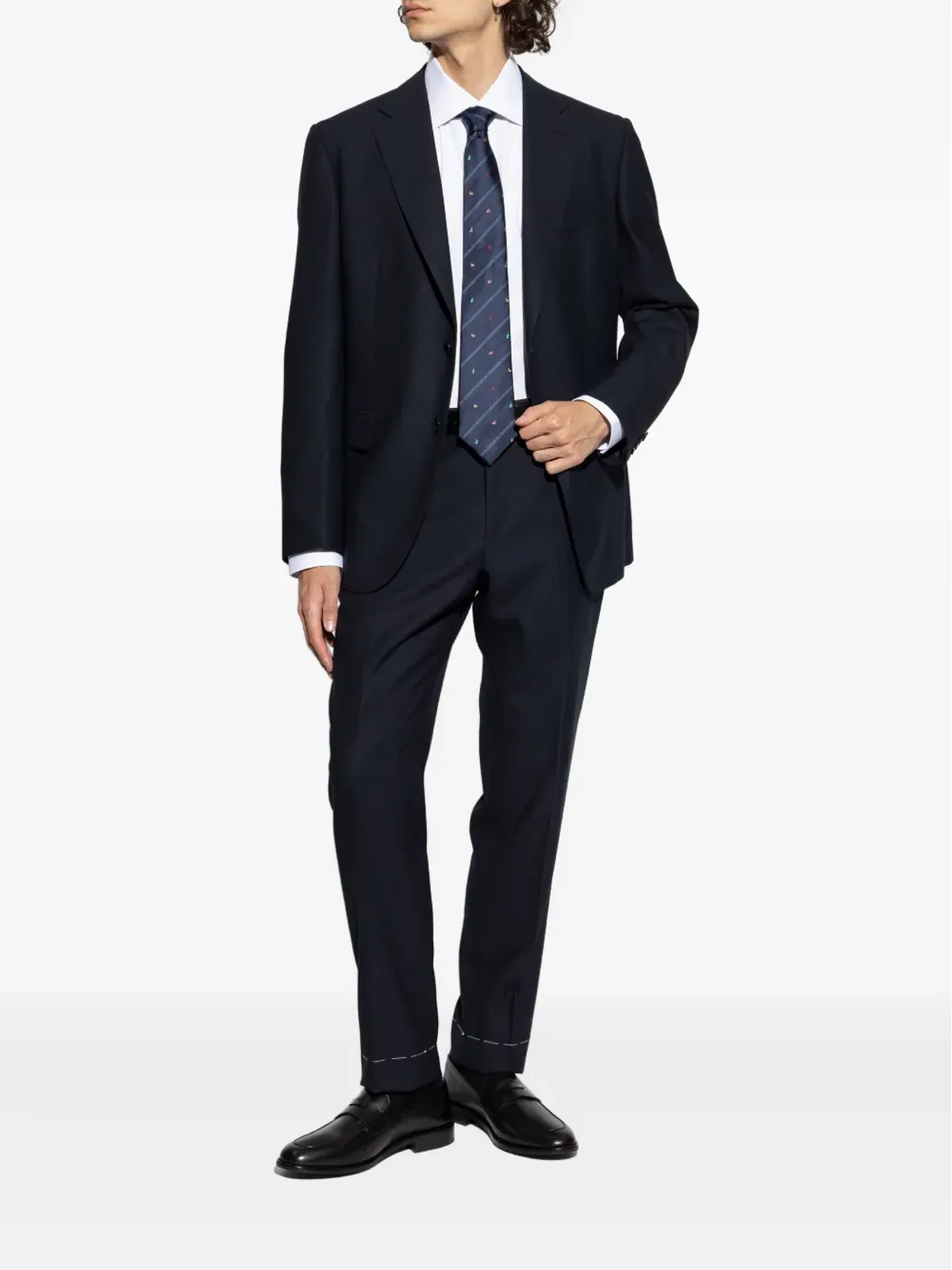Brioni シングルブレスト ウールスーツ - ブルー - 画像2