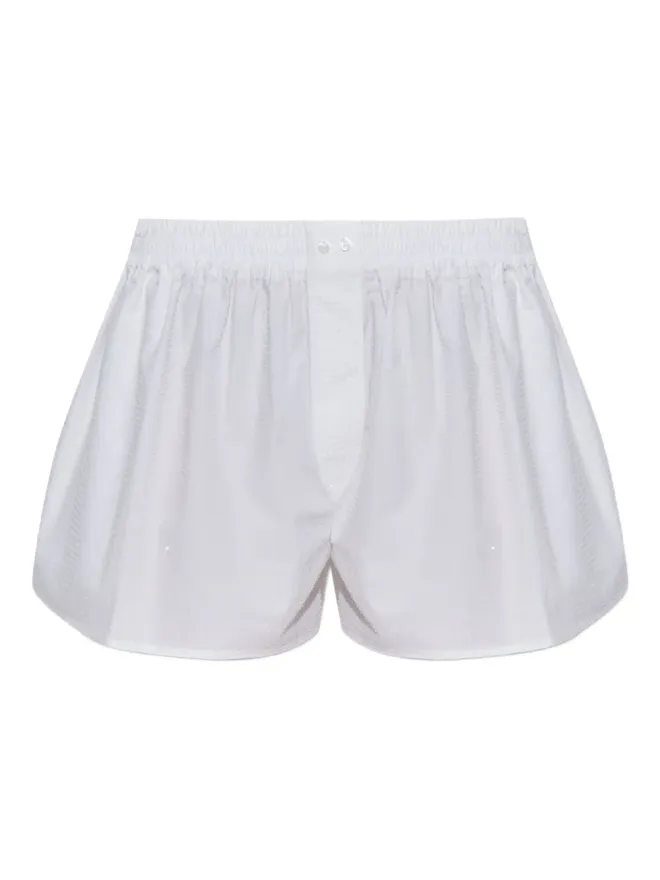 Alexander Wang Alexander Wang クリスタルをあしらったショーツ - Whiteの商品画像