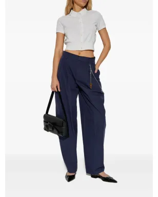 Alexander Wang ボタンフロント半袖ニットトップ - サムネイル2