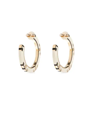 Tory Burch ロゴプレート付きフープピアス - サムネイル3