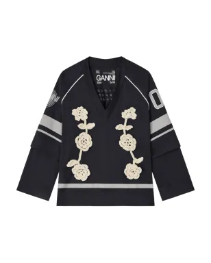 GANNI クロシェットフラワートップ - サムネイル1