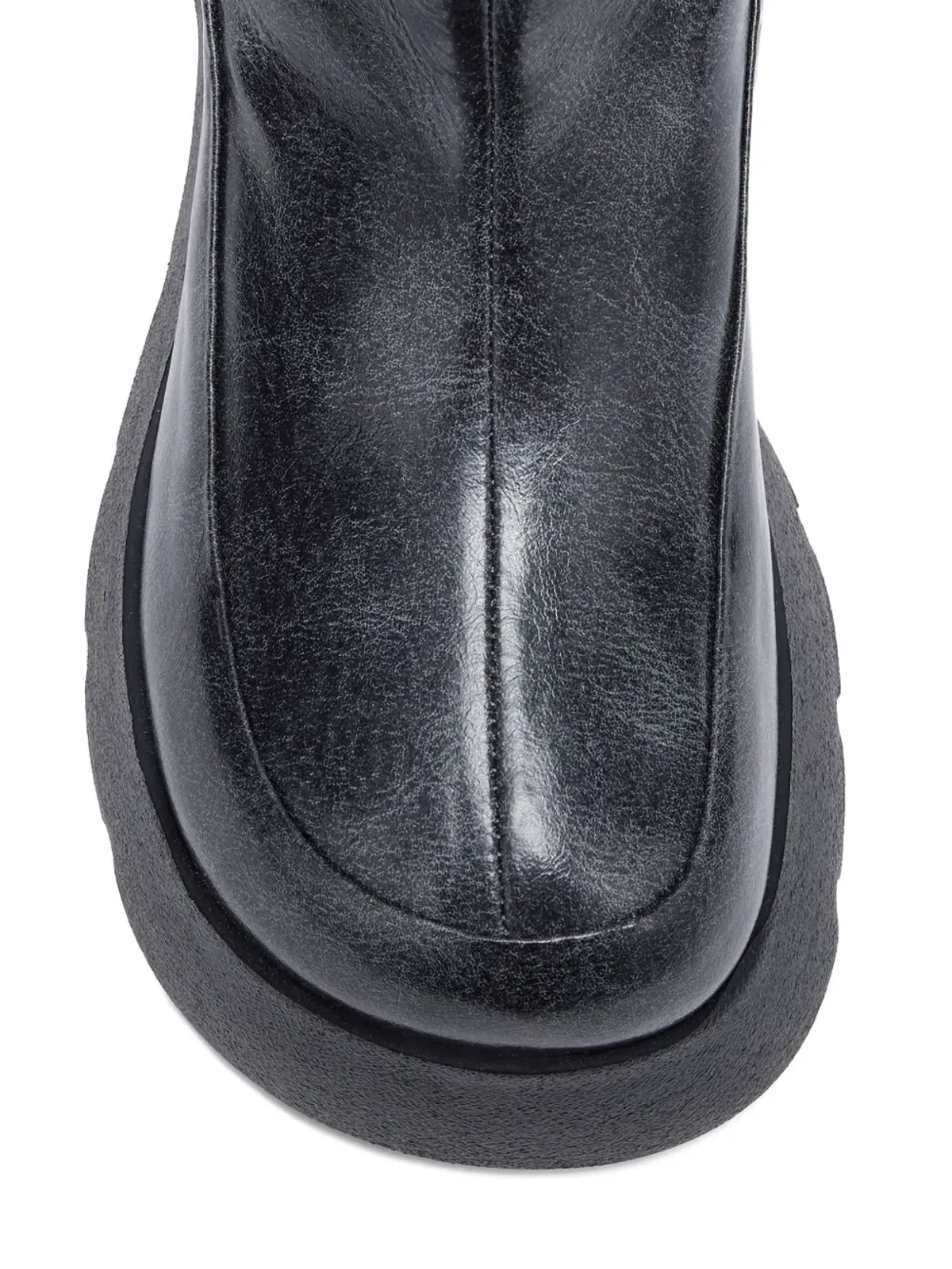 GANNI Kat pull-tab platform boots - Grey - 画像3