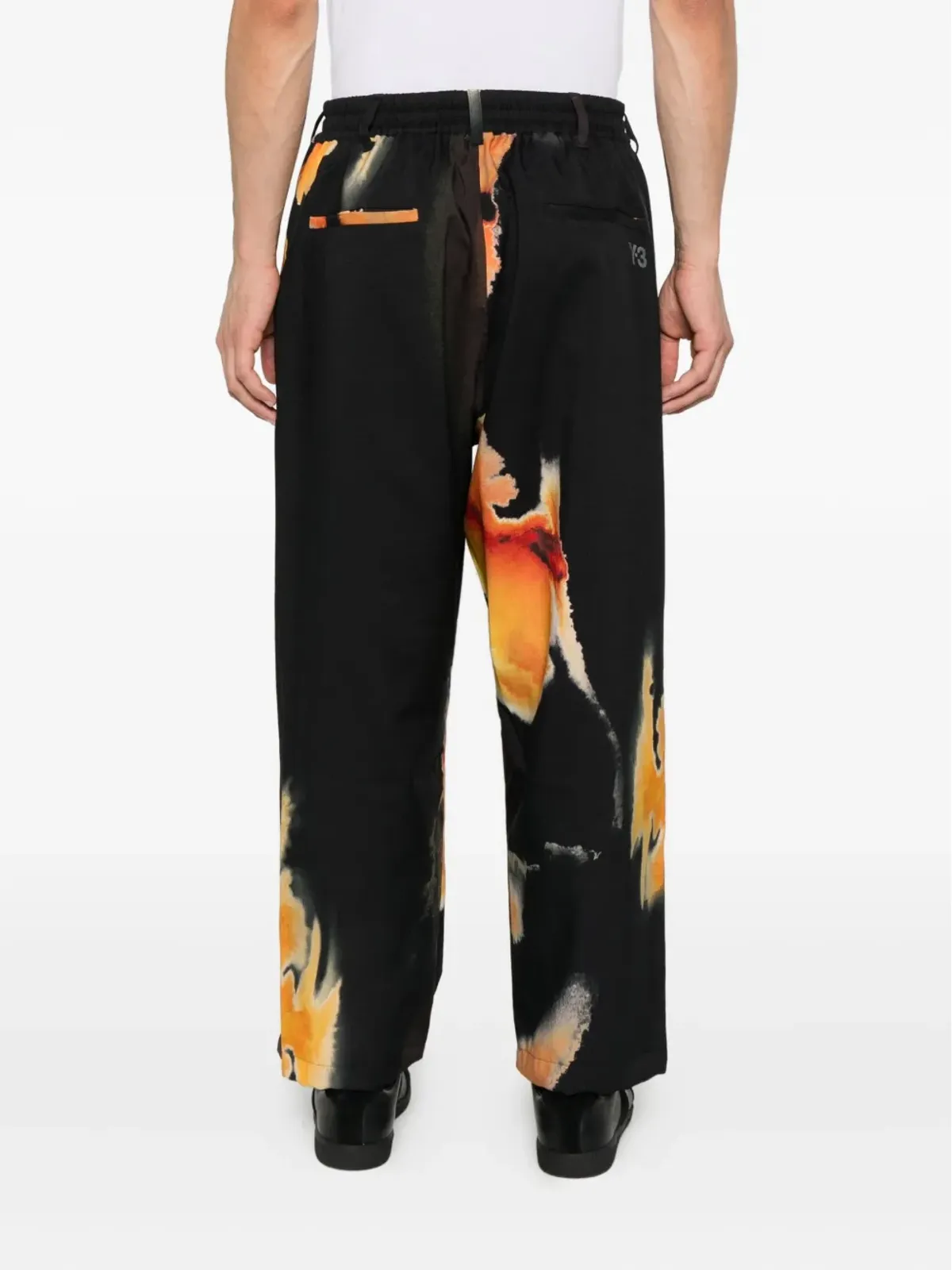 Y-3 アブストラクトプリントパンツ - 画像4