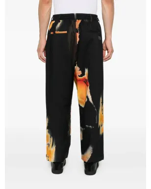Y-3 アブストラクトプリントパンツ - サムネイル4