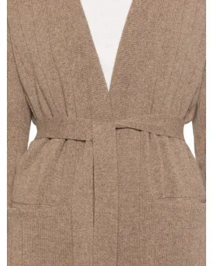 Max Mara リブ編みベルト付きカーディガン - サムネイル5