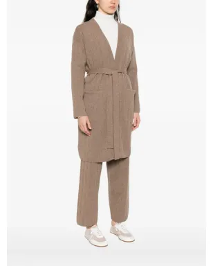 Max Mara リブ編みベルト付きカーディガン - サムネイル3