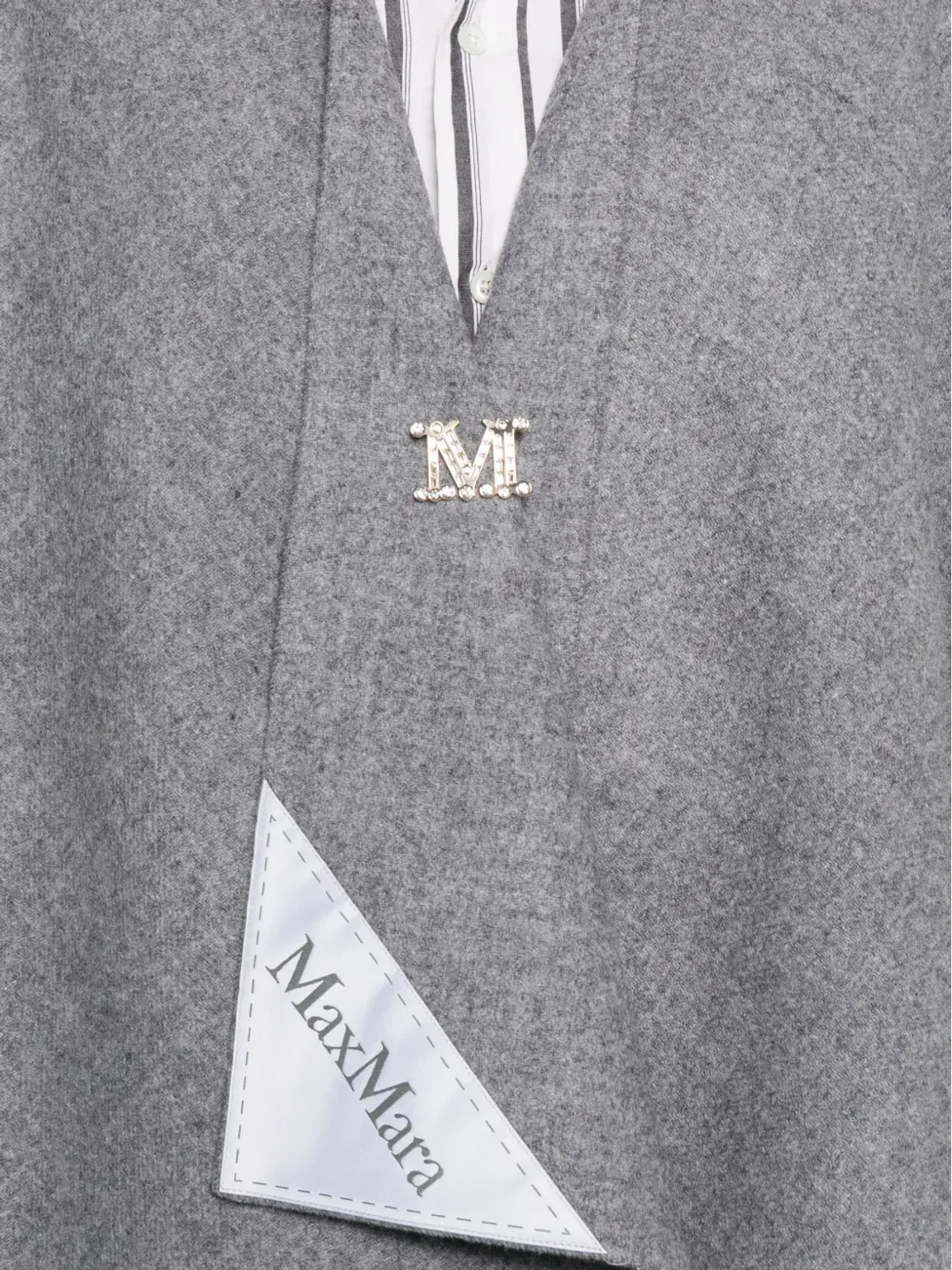 Max Mara オープンフロントケープ - 画像5