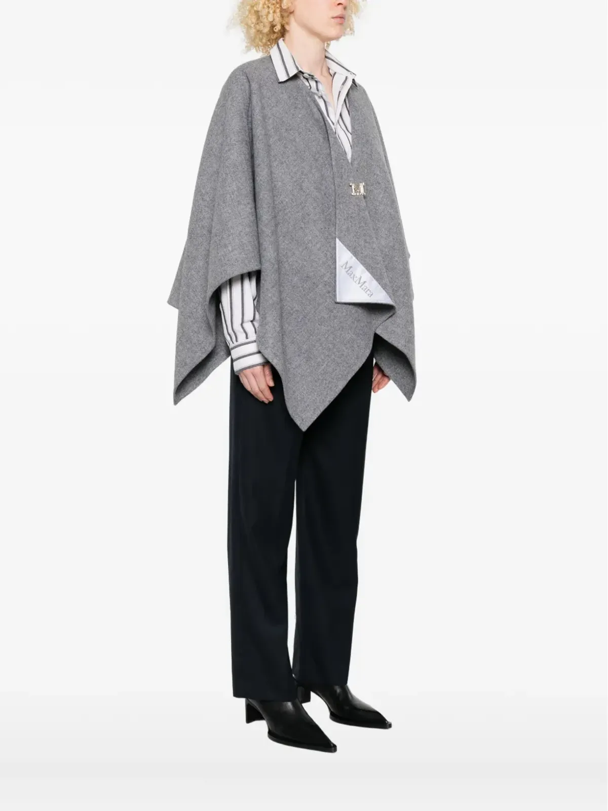 Max Mara オープンフロントケープ - 画像3