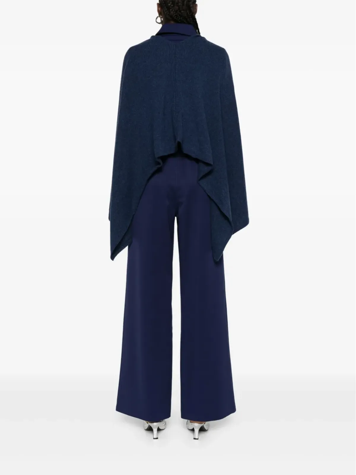 BOMPARD カシミア ロング ポンチョ - 画像4