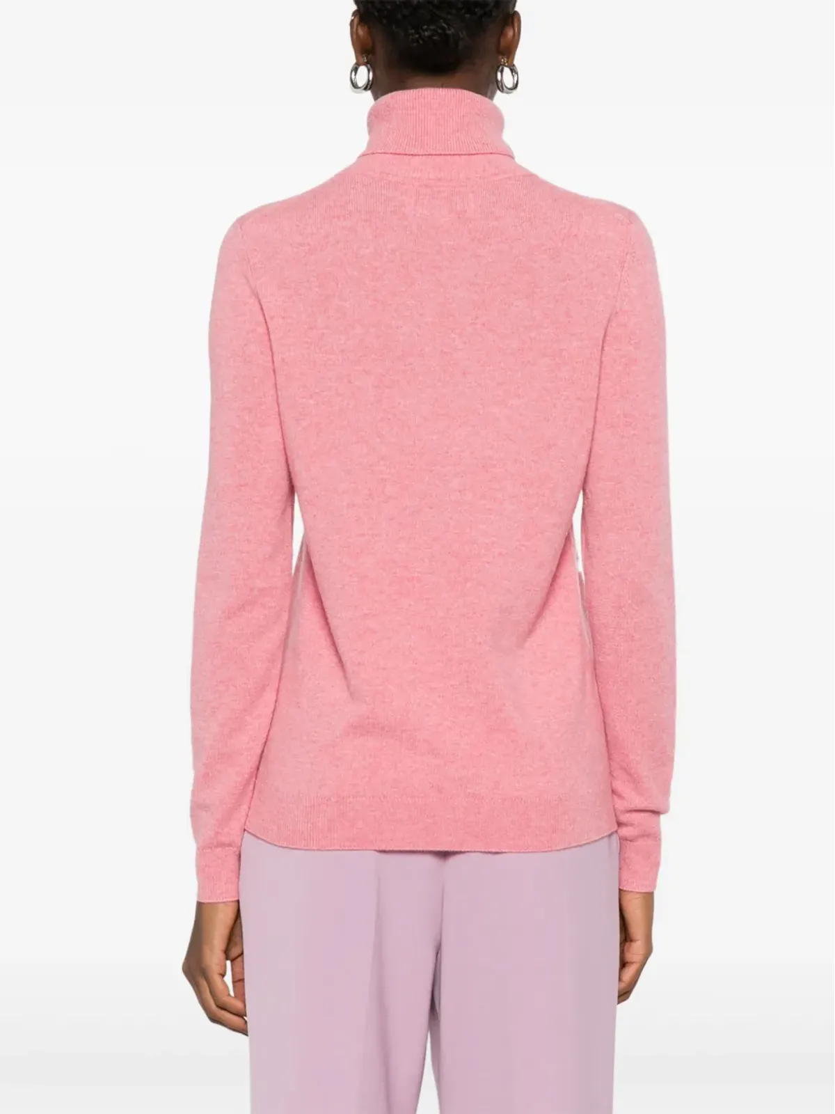 BOMPARD ロールネック カシミヤセーター ピンク - 画像4