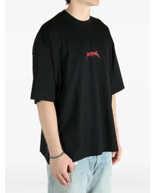 VETEMENTS ロゴプリントTシャツ（ブラック） - サムネイル3
