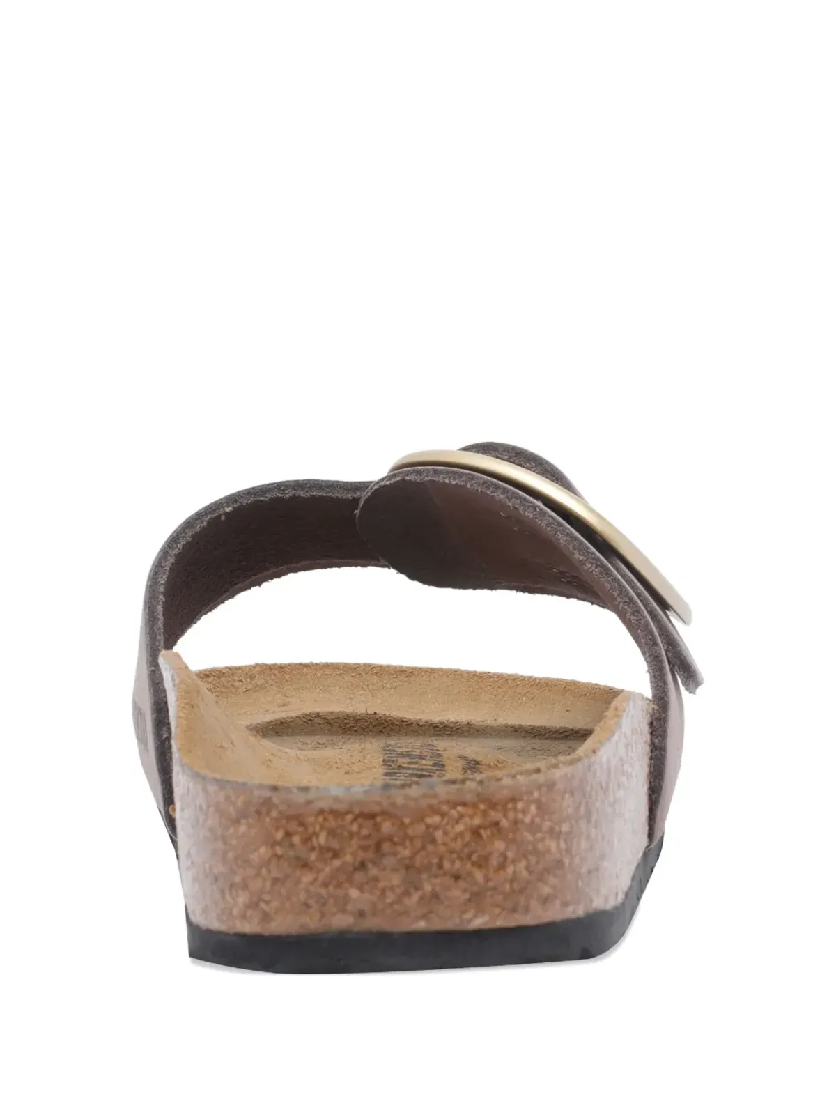Birkenstock マドリッド バックル付き レザーフラットサンダル パープル - 画像3