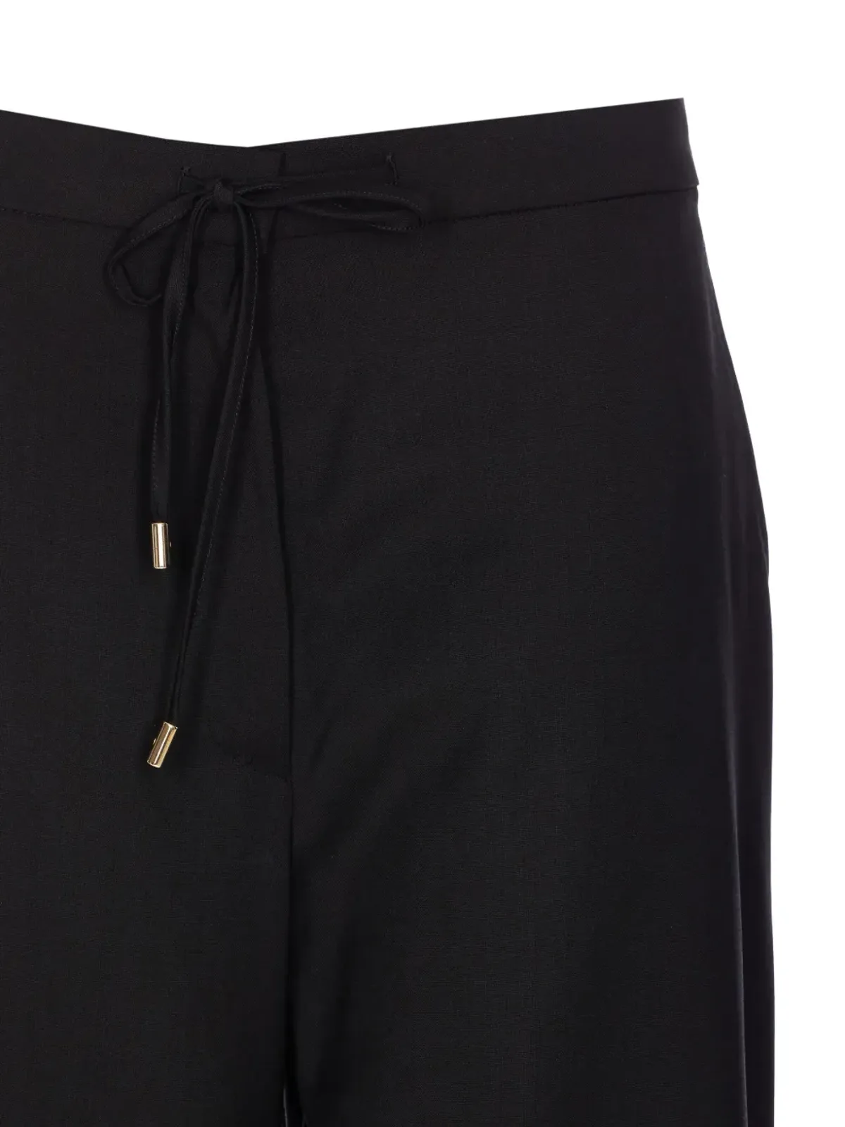 Max Mara zip-fastening coulisse trousers - Black - 画像4
