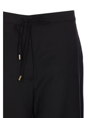 Max Mara zip-fastening coulisse trousers - Black - サムネイル4