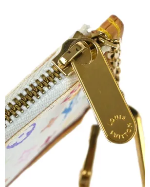 Louis Vuitton Pre-Owned 2003 Cles coin purse - White - サムネイル4